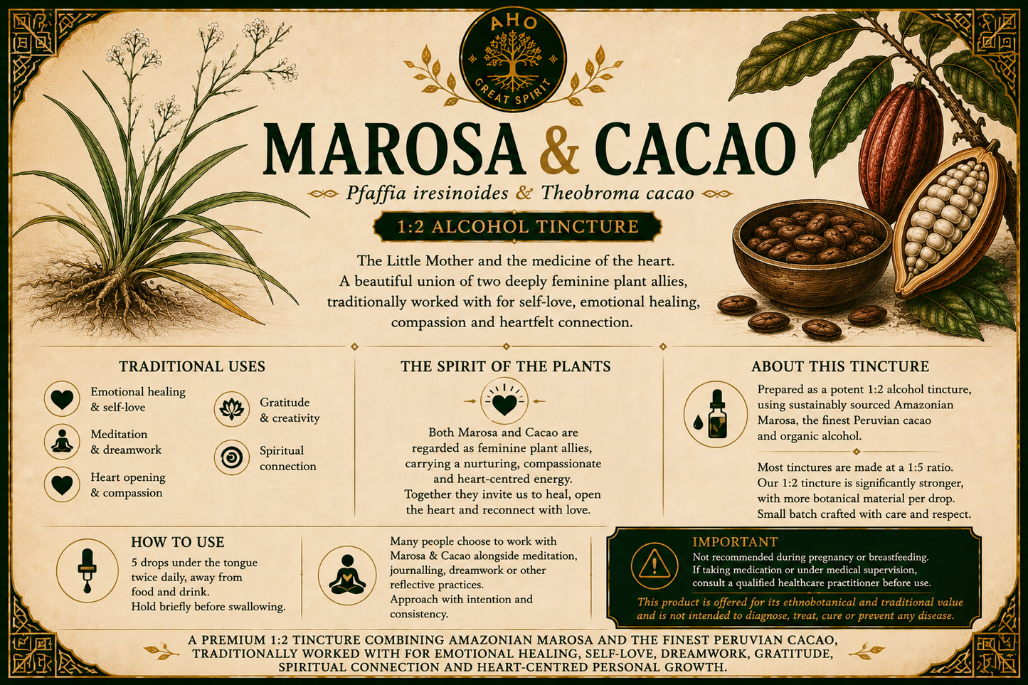 Marosa & Cacao 1.2 Tincture