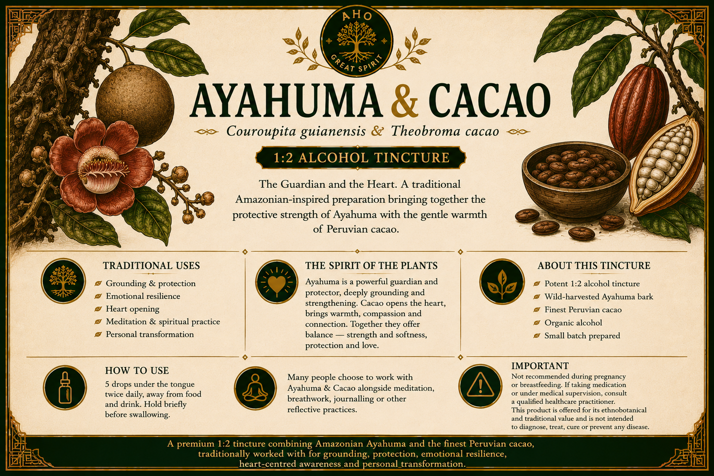Ayahuma & Cacao 1.2 Tincture