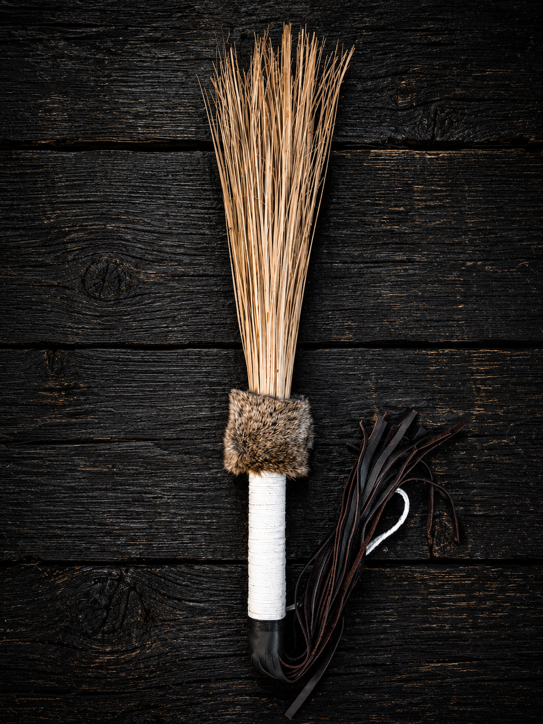 PALM LEAF SHAMANIC RATTLE