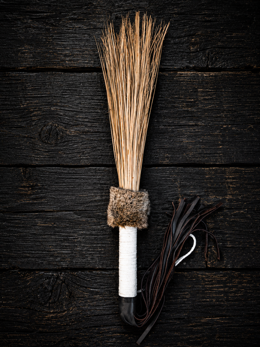 PALM LEAF SHAMANIC RATTLE