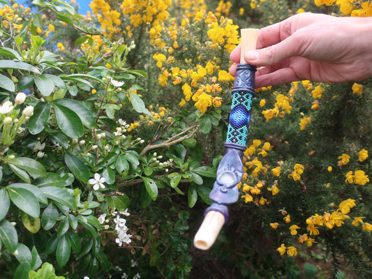 BEADED BONE TEPI - BRAZILIAN