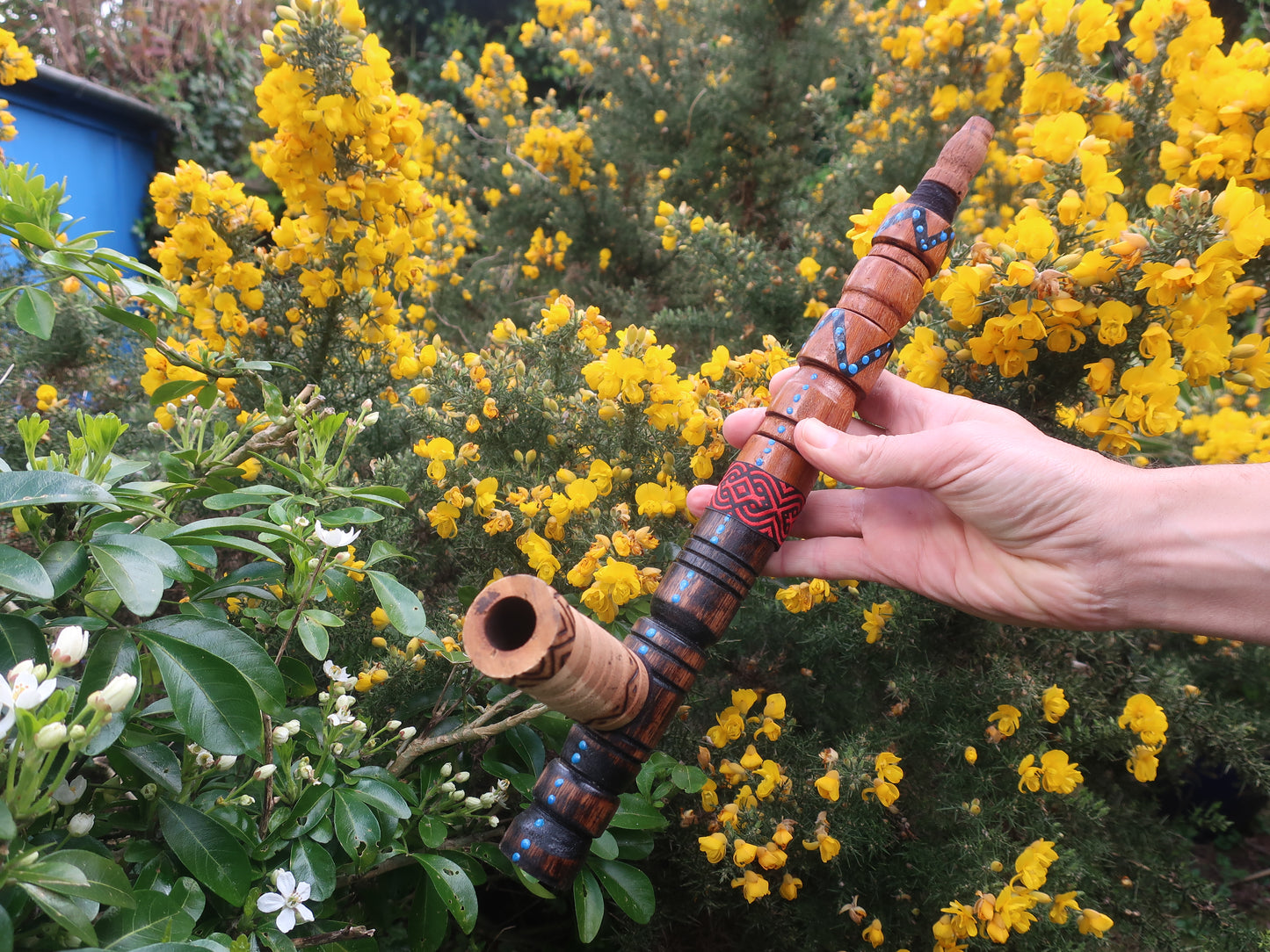 Ceremonial Mapacho pipe - Brazilian