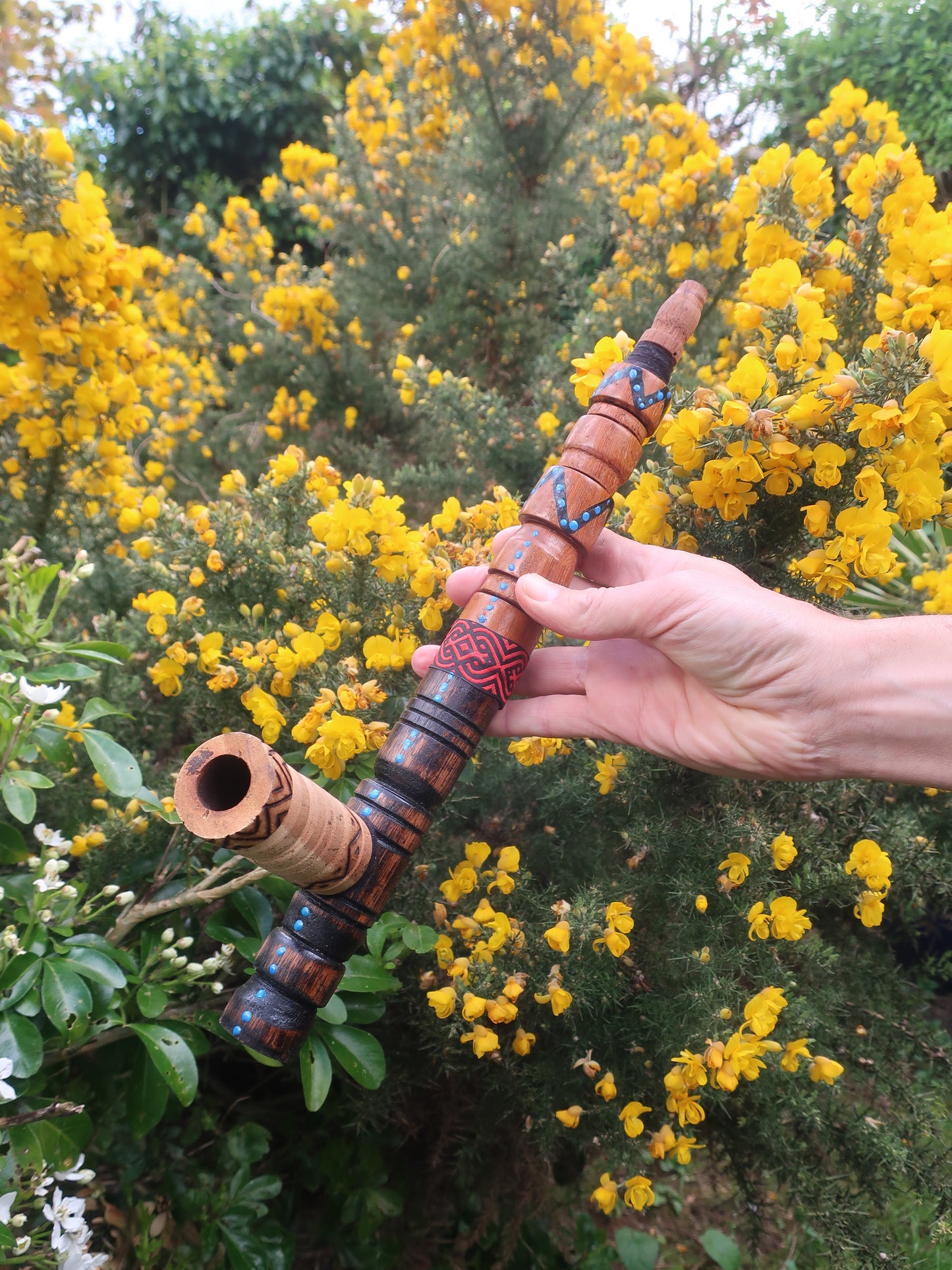 Ceremonial Mapacho pipe - Brazilian