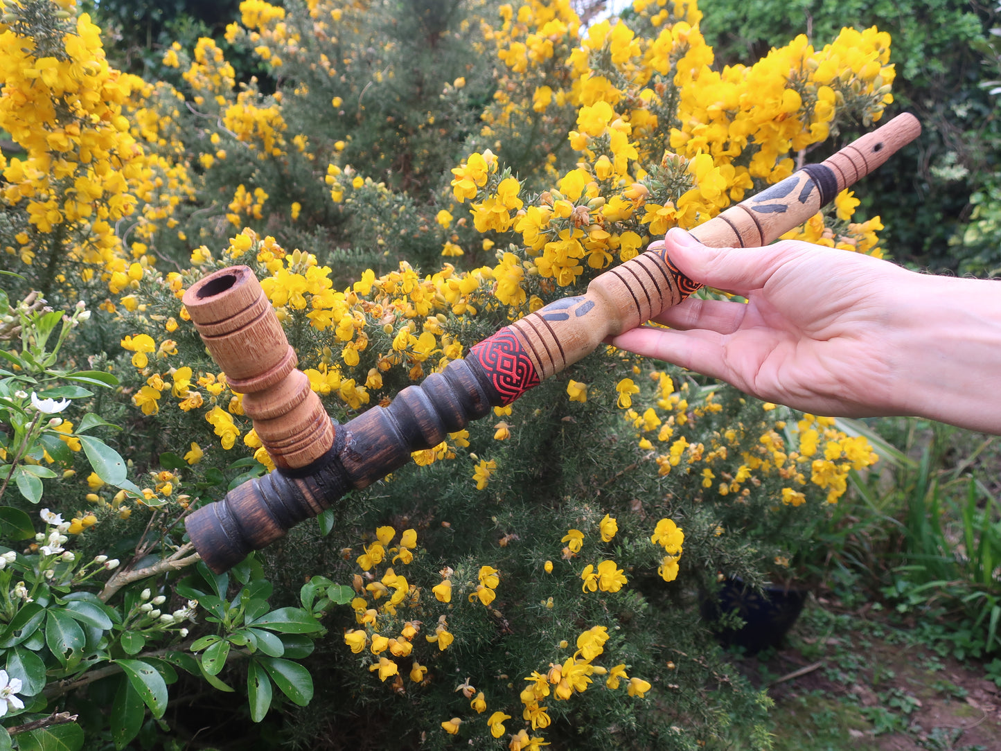 Ceremonial Mapacho pipe - Brazilian