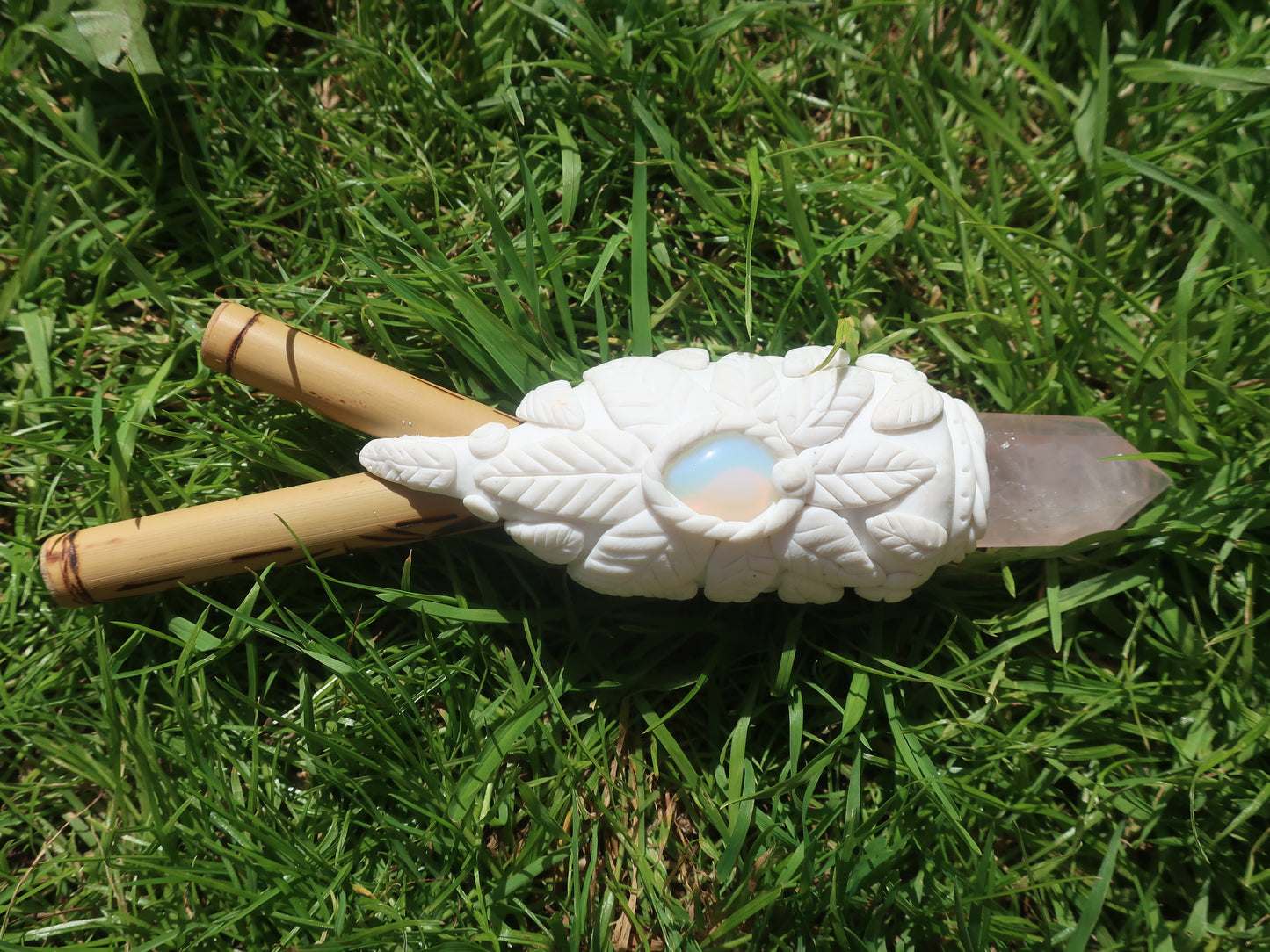 ROSE LIGHT KURIPE- Hapé Snuff Applicator (Copy)