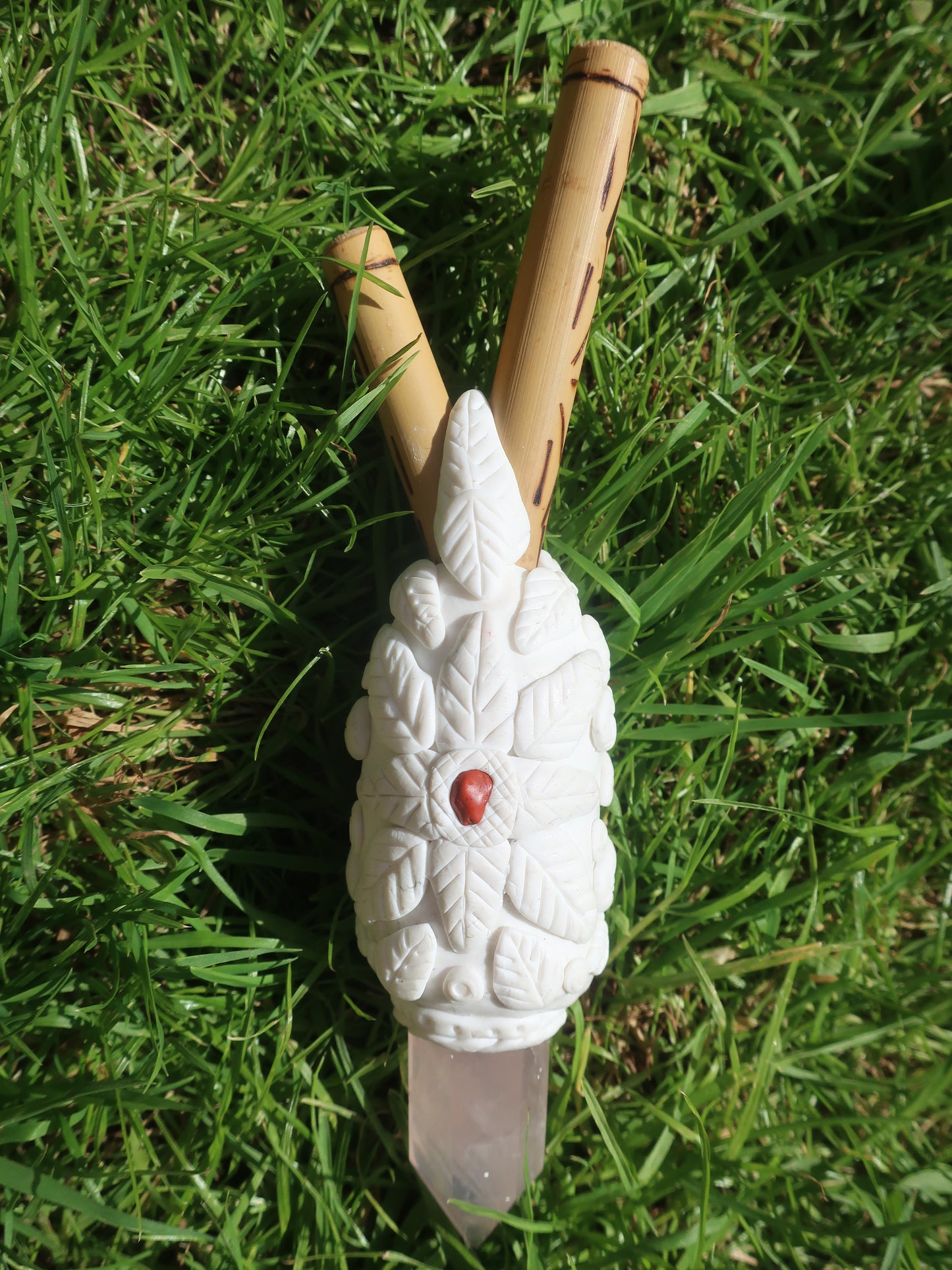 ROSE LIGHT KURIPE- Hapé Snuff Applicator (Copy)