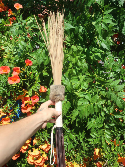 PALM LEAF SHAMANIC RATTLE