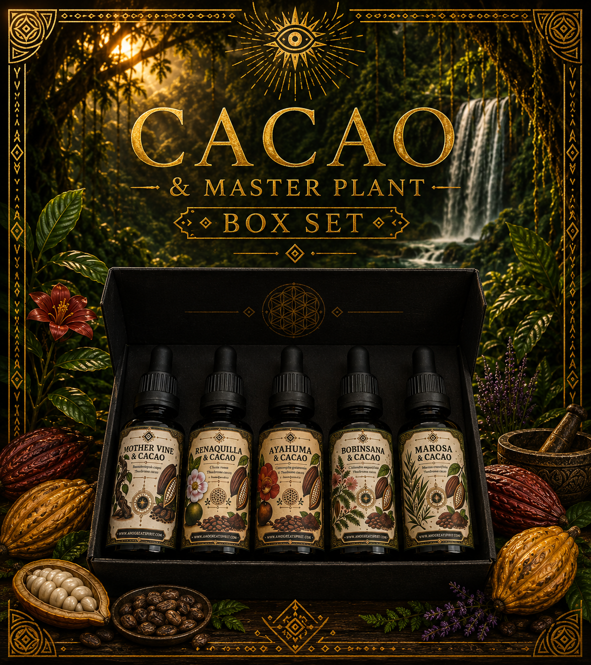 Cacao & Master Plant Extract Box Set.