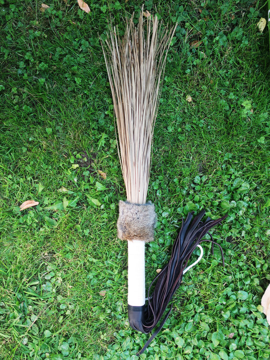 PALM LEAF SHAMANIC RATTLE