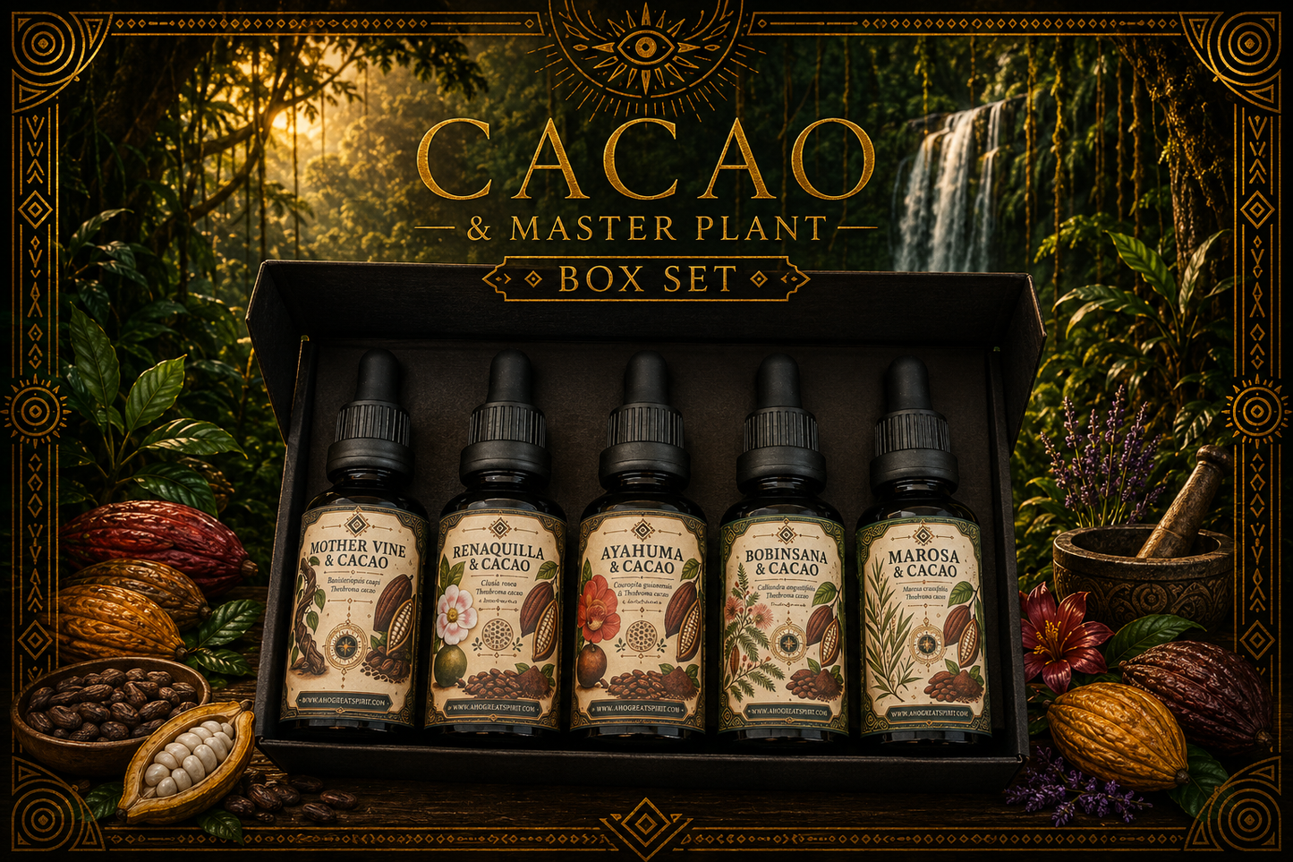 Cacao & Master Plant Extract Box Set.