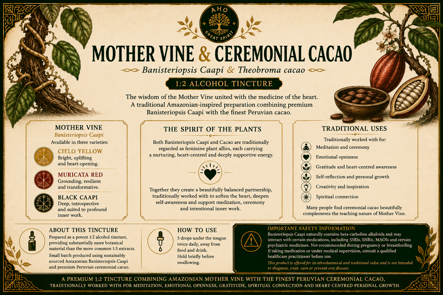 Mother Vine & Cacao 1.2 Tincture